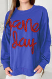 Round Neck Long Sleeve Sweatshirt