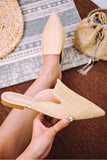 Remmie Woven Slide Mules