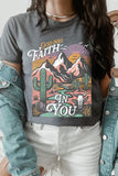 God Has Faith In You Graphic T Shirts