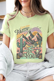 God Has Faith In You Graphic T Shirts