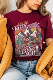 God Has Faith In You Graphic T Shirts