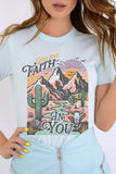 God Has Faith In You Graphic T Shirts