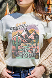 God Has Faith In You Graphic T Shirts