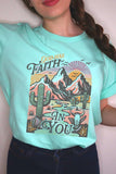 God Has Faith In You Graphic T Shirts