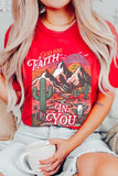 God Has Faith In You Graphic T Shirts