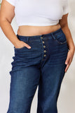 Judy Blue Full Size Button Fly Straight Jeans
