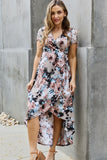 Blossom Breeze Full Size Floral Maxi Wrap Dress