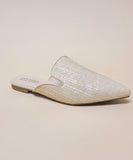 Remmie Woven Slide Mules