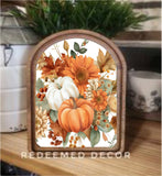 Arch Top Fall Bouquet Framed Art