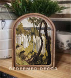 Arch Top Laundry Line Framed Art