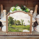 Provincial Creekside Farmhouse Framed Art