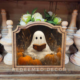 Provincial Ghost Book Framed Art