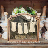Provincial Ghost Laundry Framed Art