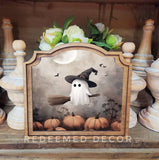 Provincial Ghostie Witch Framed Art