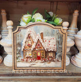 Provincial Gingerbread Cottage Framed Art