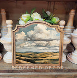 Provincial Golden Hills Framed Art