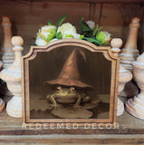 Provincial Halloween Frog Framed Art
