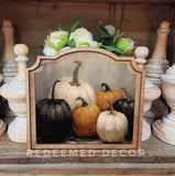 Provincial Halloween Pumpkins Framed Art
