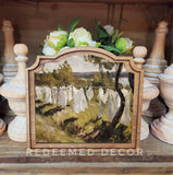 Provincial Laundry Line Framed Art