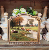 Provincial Pasture Stream Framed Art