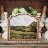 Provincial Sheep Framed Art