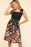Haptics Smocked Cami Floral Dress