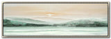 BREAK OF LIGHT, 20X60 EMBELLISHED AND TEXTURED FRAMED CANVAS WALL ART