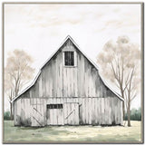 TIMELESS TIMBER, 40X40 EMBELLISHED FRAMED CANVAS WALL ART