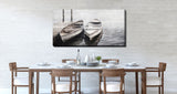 STILL WATERS, 28X56 EMBELLISHED GALLERY WRAPPED CANVAS WALL ART