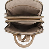 Vegan Leather Adjustable Straps Backpack Bag